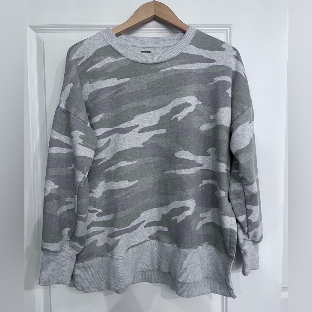 Aerie Women’s Camouflage Crewneck Sweater